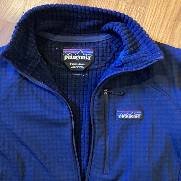 W's Patagonia R1 Grid Fleece - Picture 2 of 5